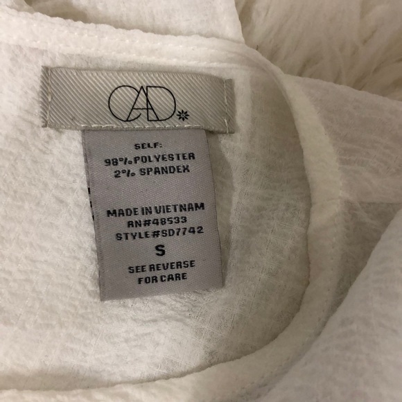 Black and white Cad blause - Picture 6 of 7